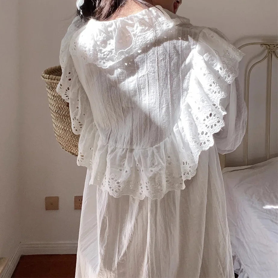 White Floral Dress