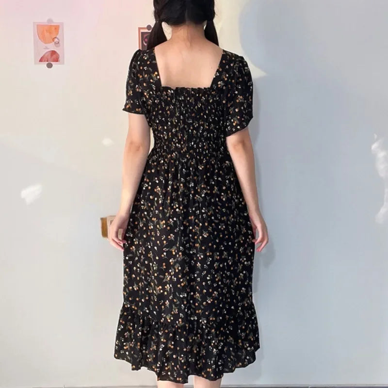 Blumenkleid Midi