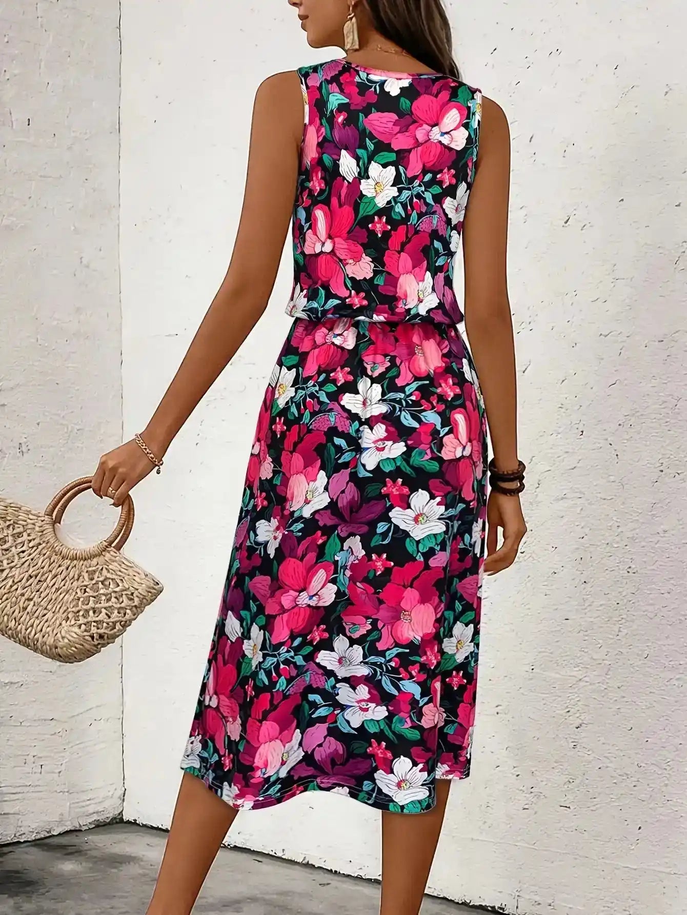Black Floral Dress
