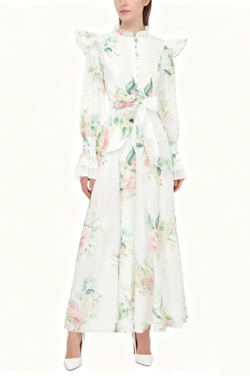 Blumenkleid Damen Elegant