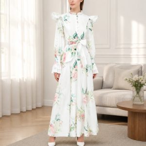 Blumenkleid Damen Elegant