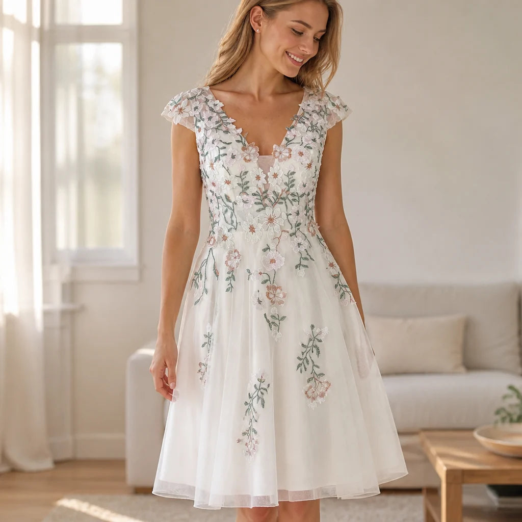 Blumenkleid Hochzeit