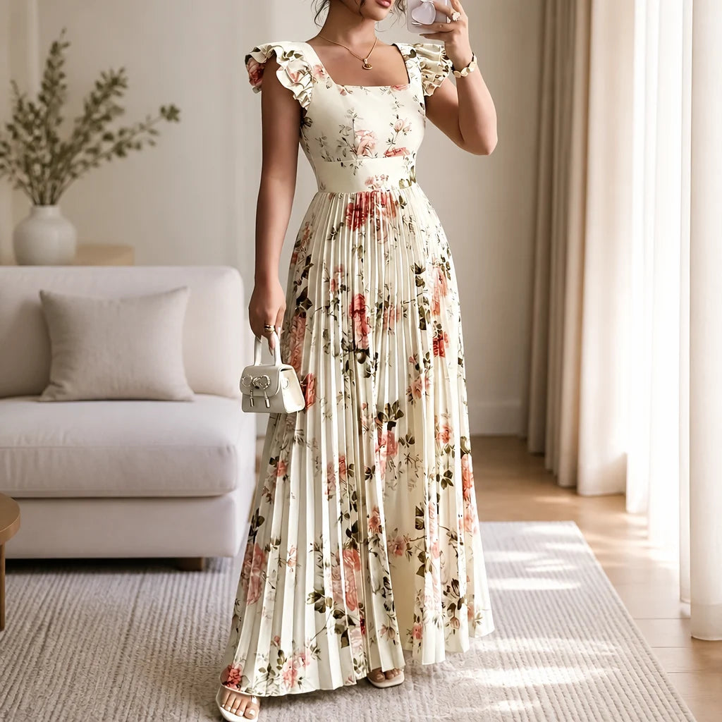 Blumenkleid Hochzeitsgast
