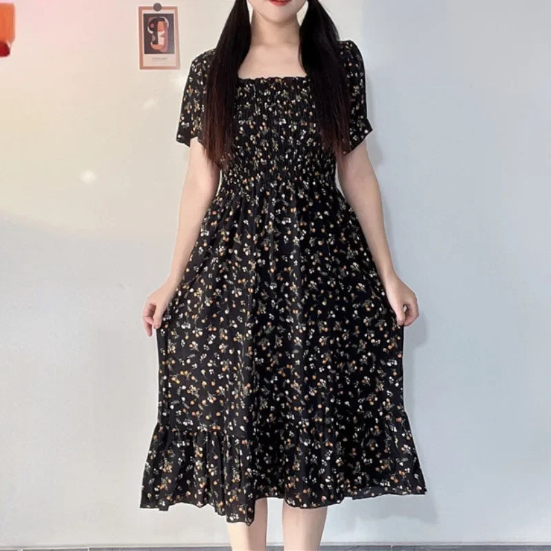 Blumenkleid Midi