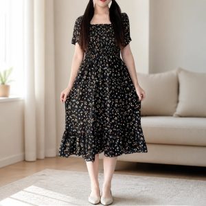 Blumenkleid Midi
