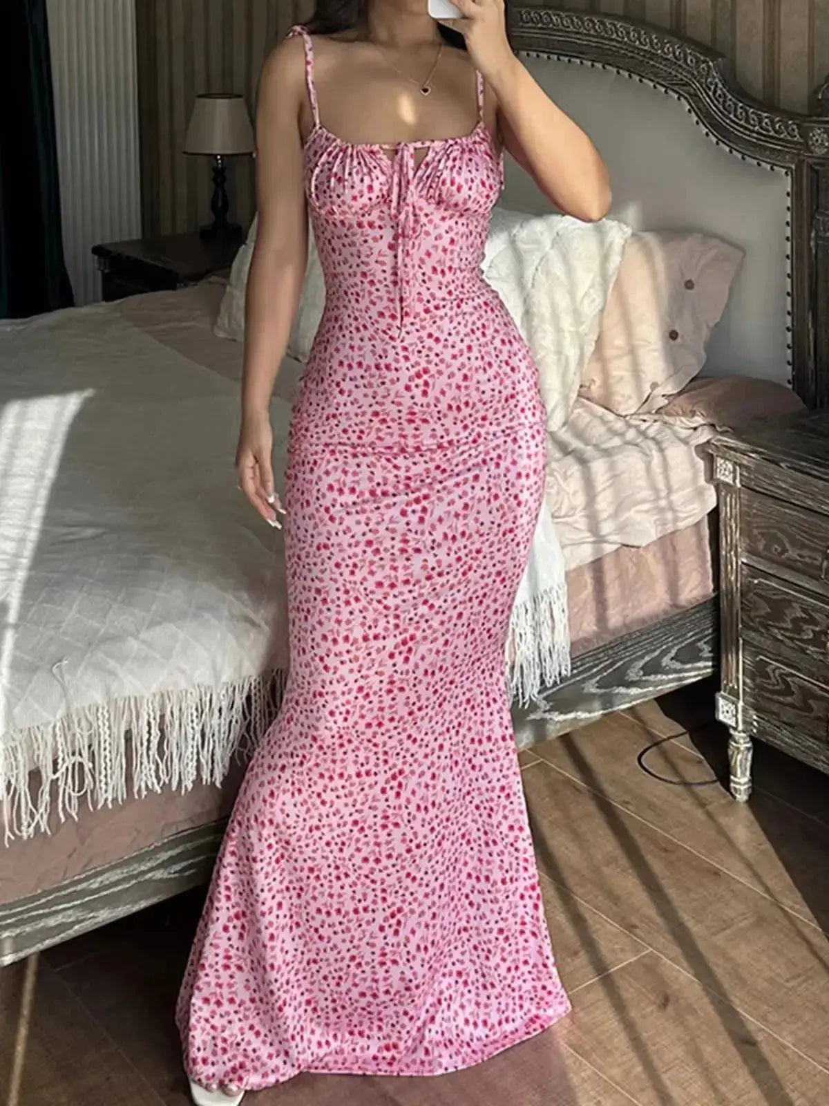 Dress In Floral Print