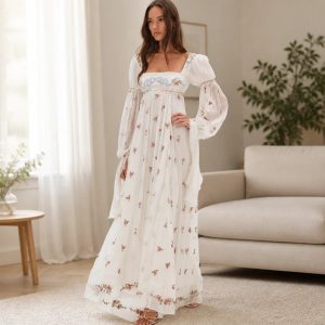 Florales Kleid Hochzeitsgast