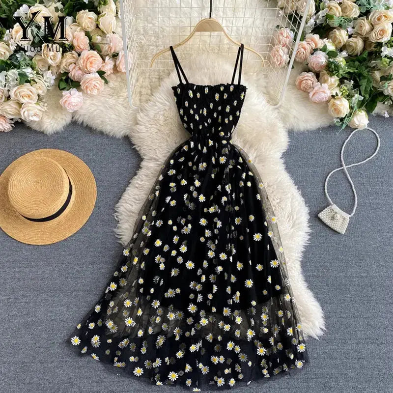 Midi Dress Flowers