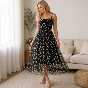 Midi Dress Flowers