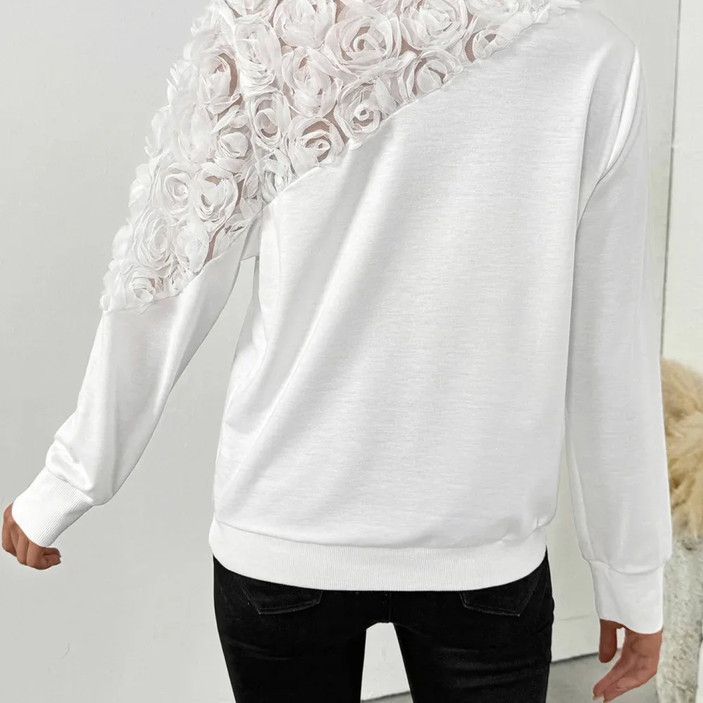 White Flower Sweater 4