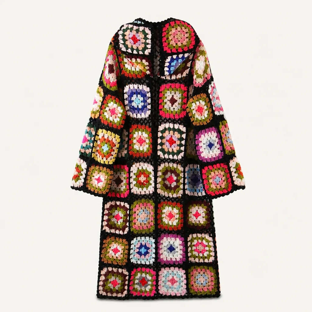 African Flower Sweater 1