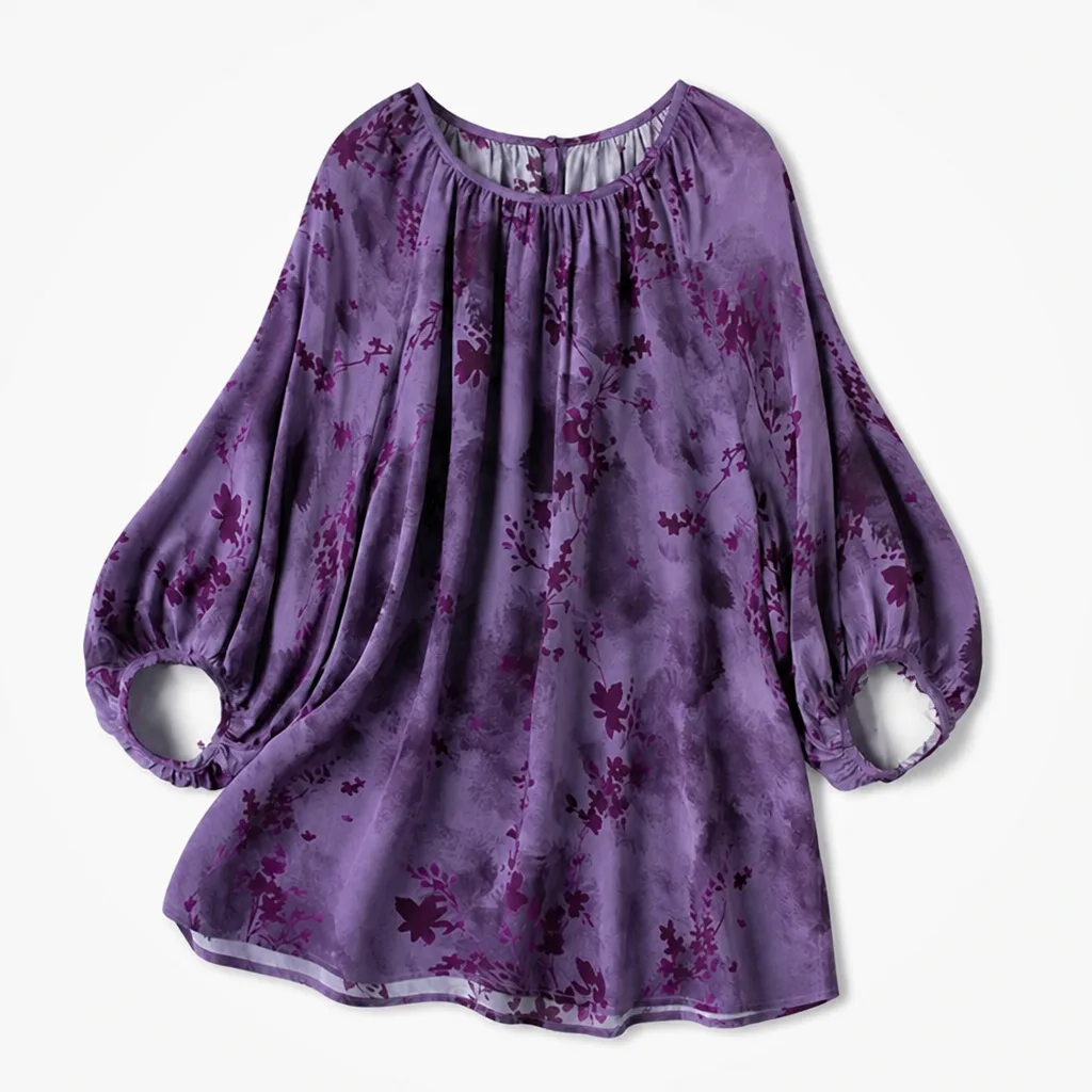 Floral Silk Blouse 1