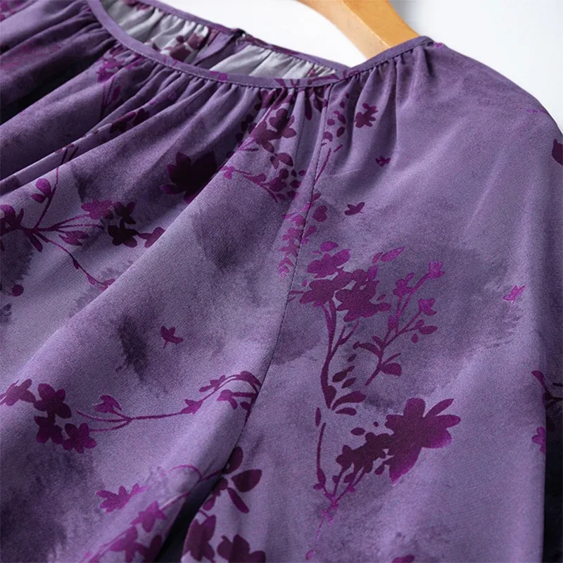 Floral Silk Blouse 4