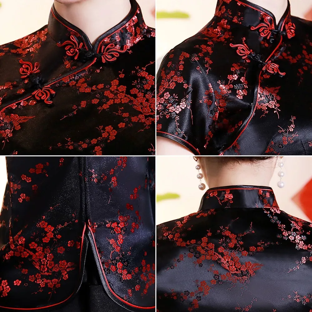 Bluse Rot Mit Blumenmuster 4