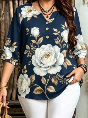 Ladies Floral Blouses 1