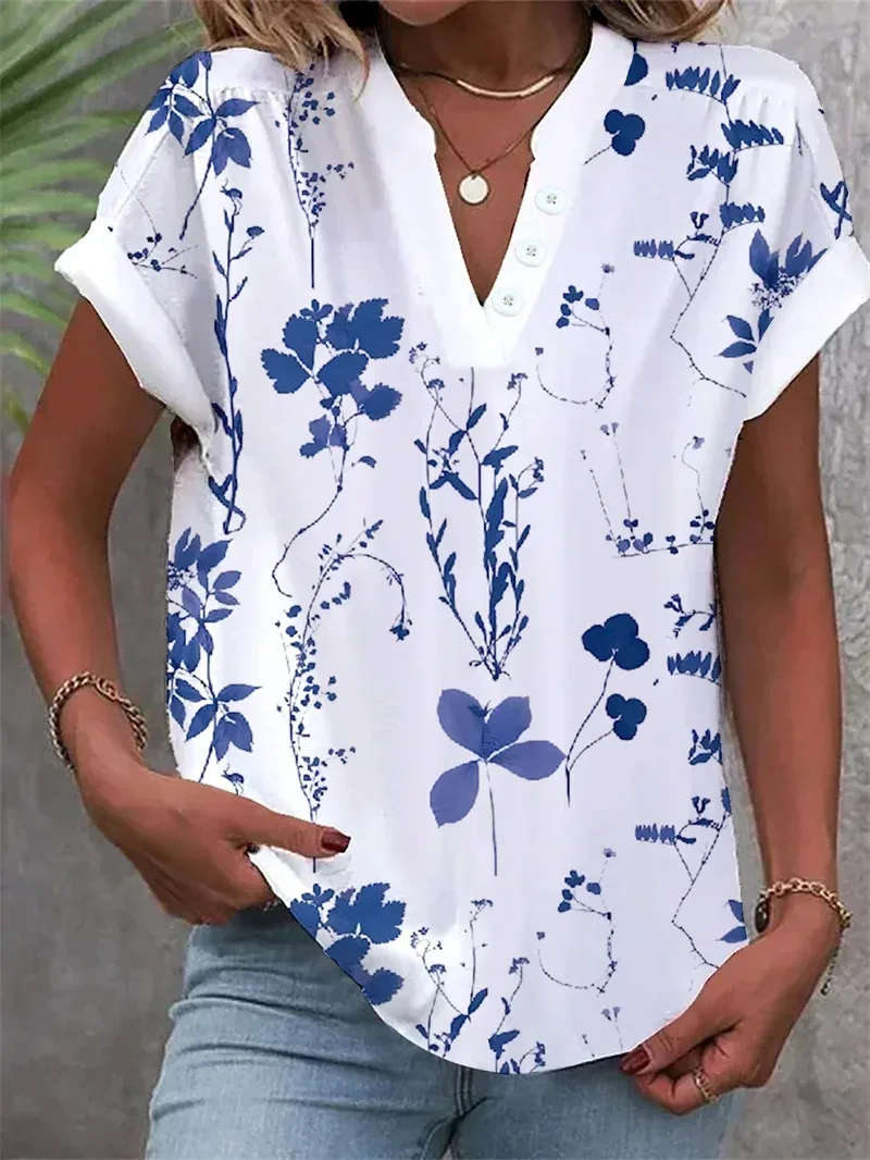 Blumen Bluse Damen 1