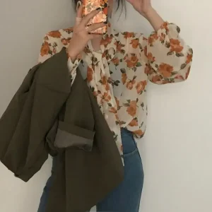 Floral Blouses For Ladies 1