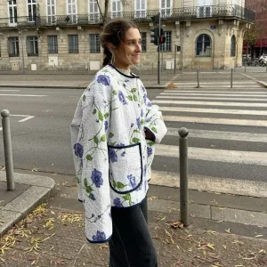 Flower Puffer Jacket 1