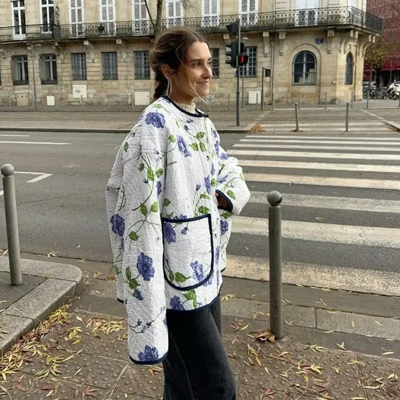 Flower Puffer Jacket 1