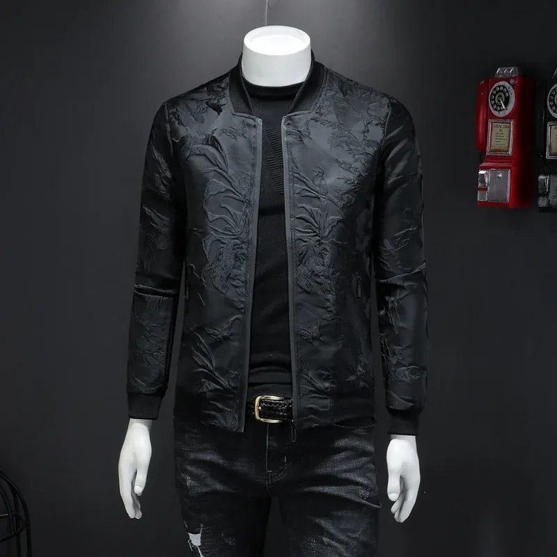 Flower Bomber Jacket Mens 2