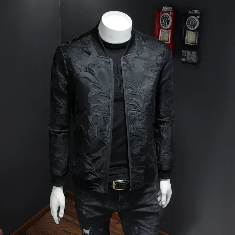 Flower Bomber Jacket Mens 3