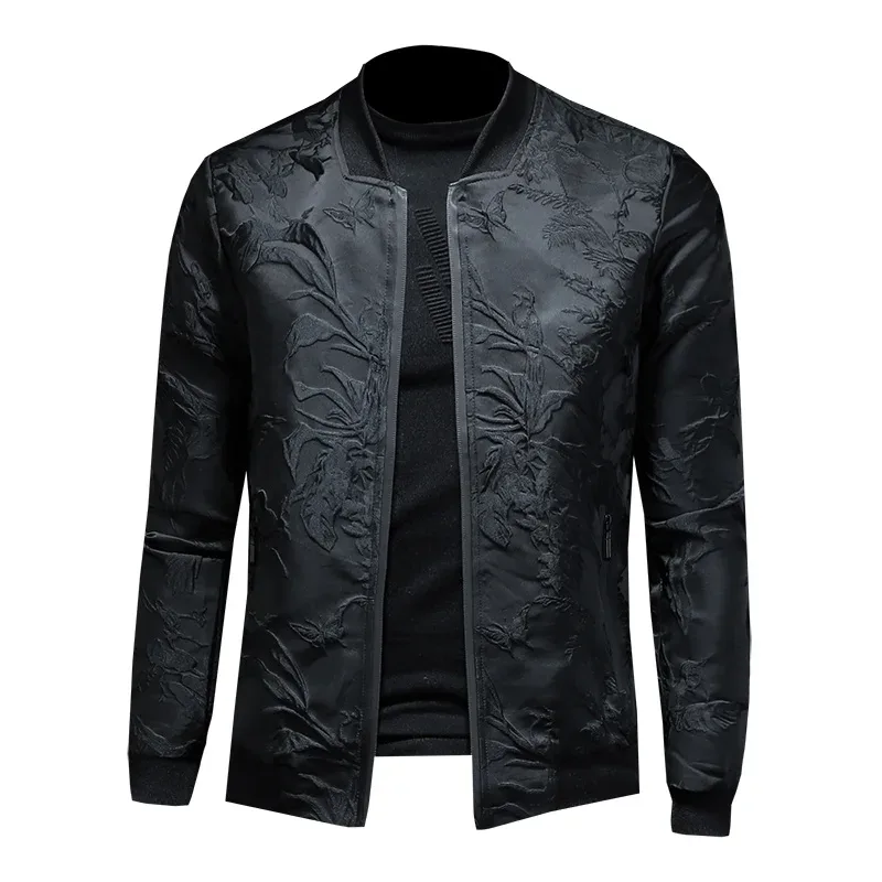 Flower Bomber Jacket Mens 6