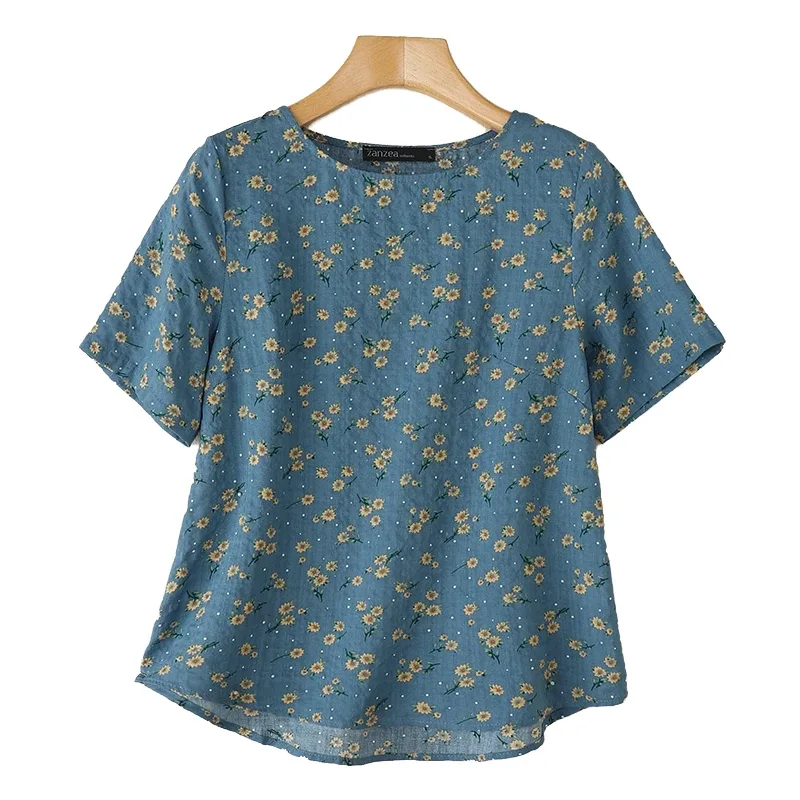 Damen Bluse Mit Blumenmuster 2