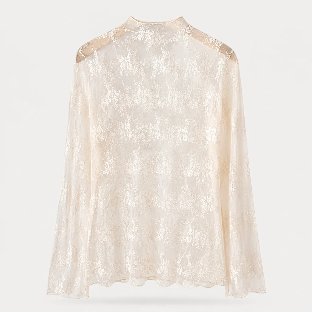 Sheer Floral Blouse 1