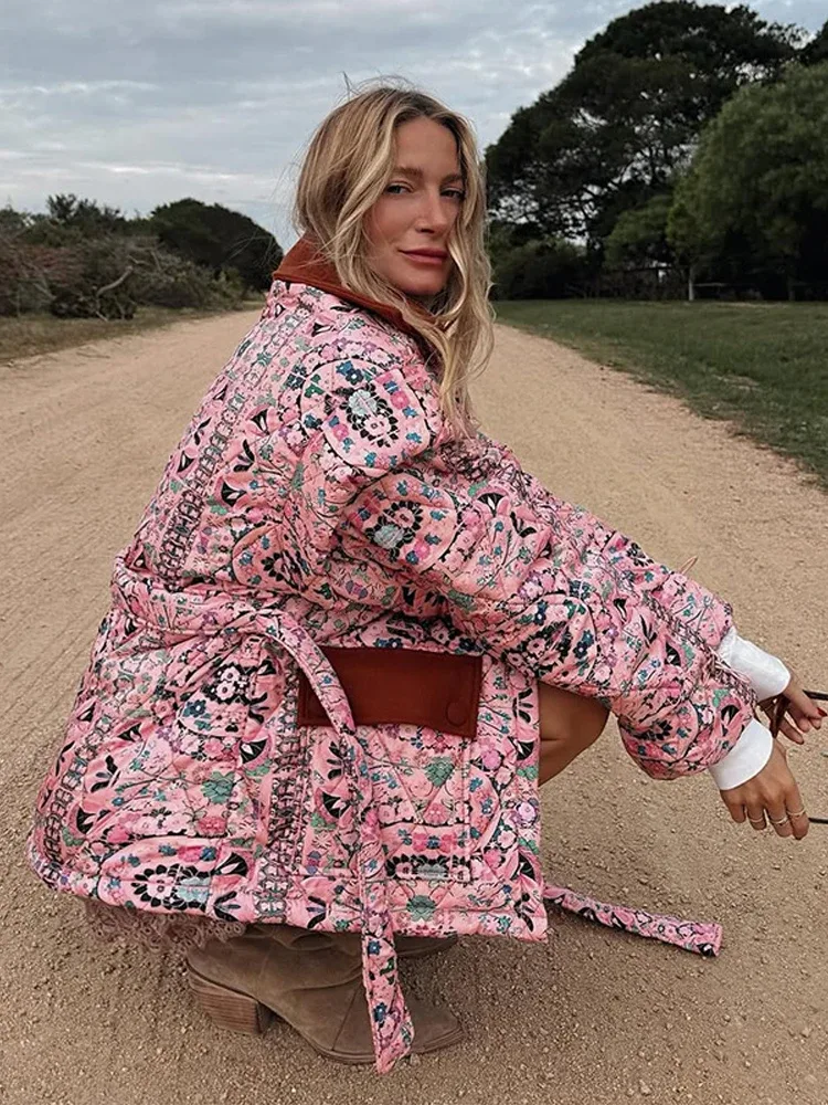 Quilted Jacket Flowers 3