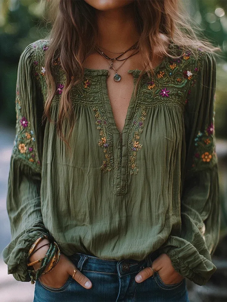 Bluse Floraler Print 3