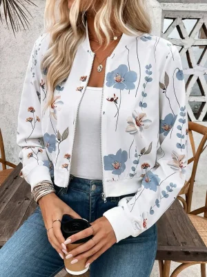 Floral Bomber Jacket 1