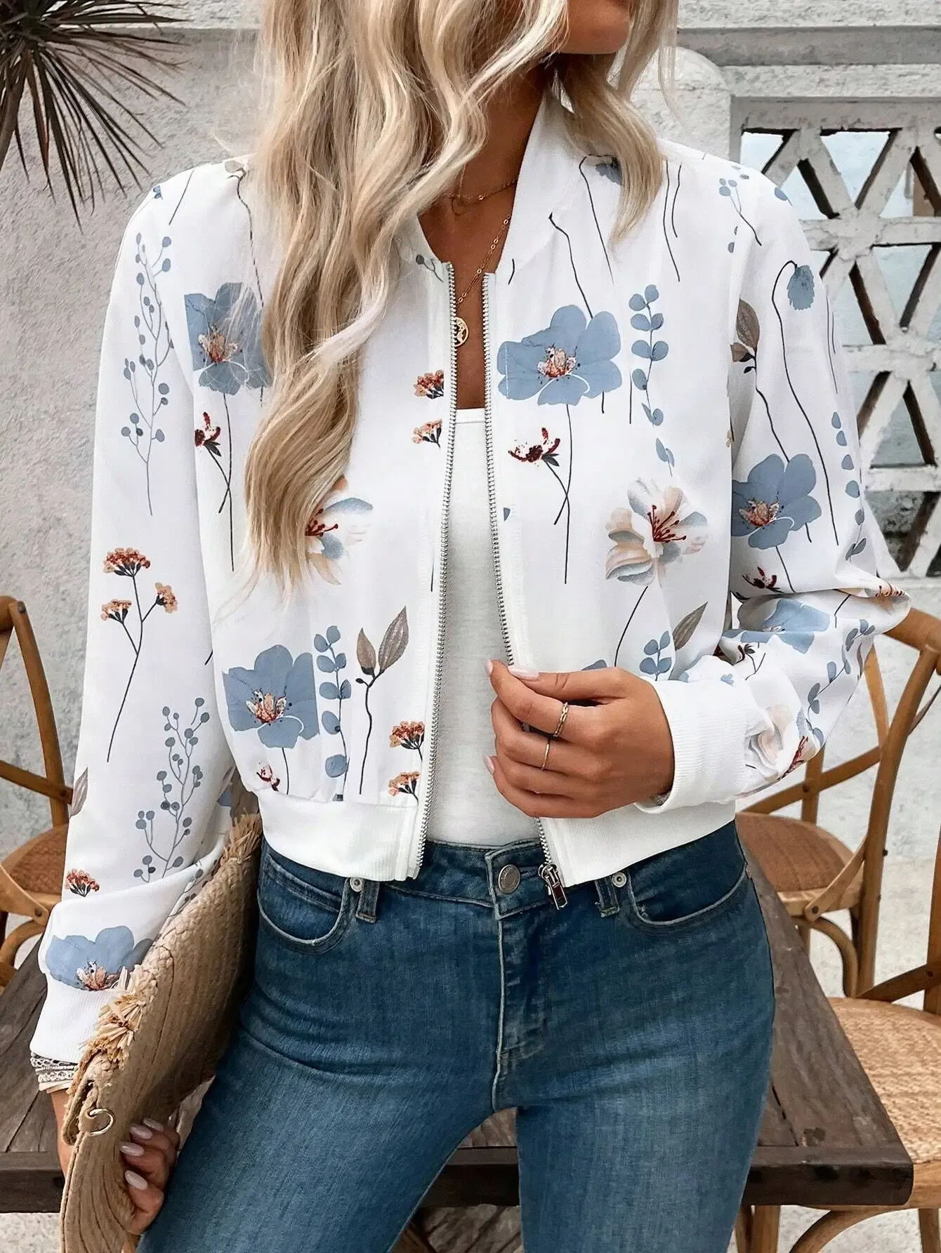 Floral Bomber Jacket 4