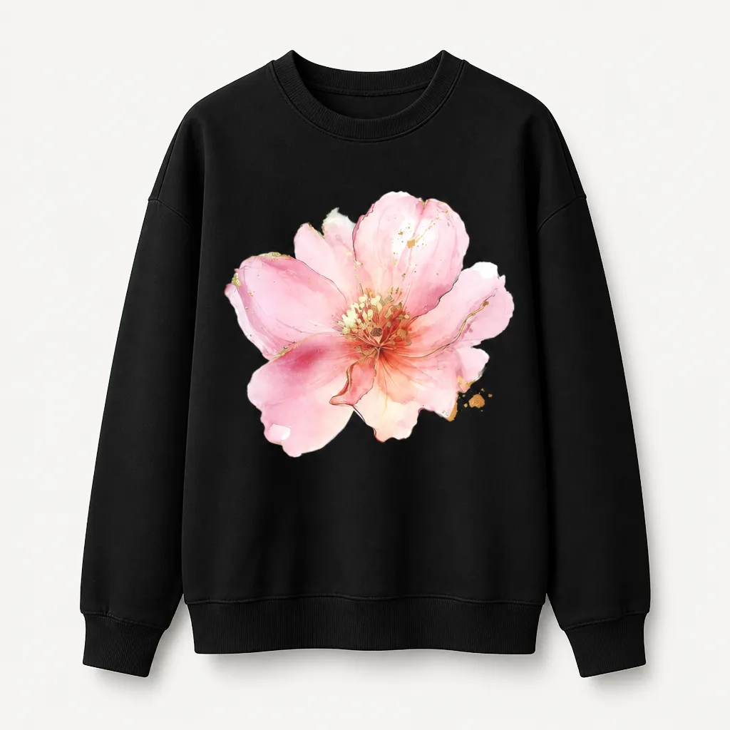 Pink Rose Pullover 1