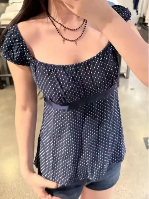 Floral Milkmaid Blouse 1