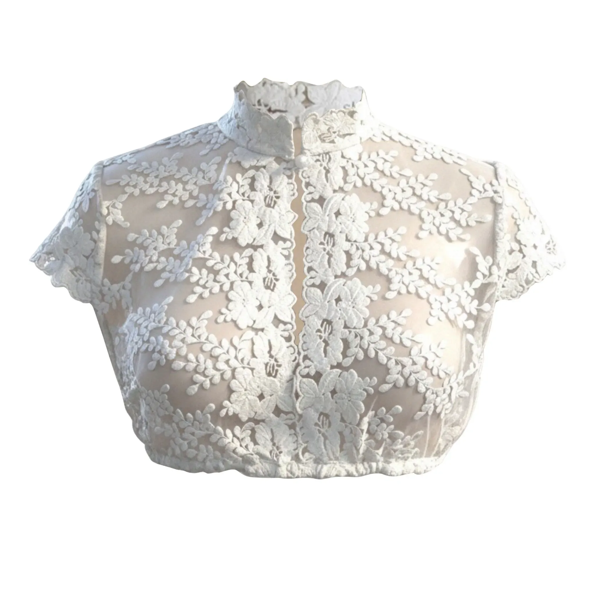 Dirndl Bluse Blumen 3