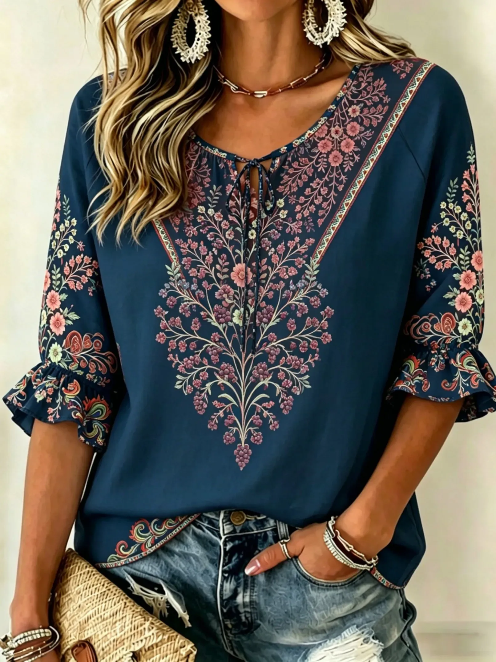 Floral & Ivy Blouses 1