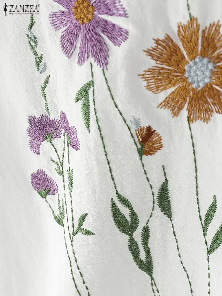 Floral Embroidered Blouse 4