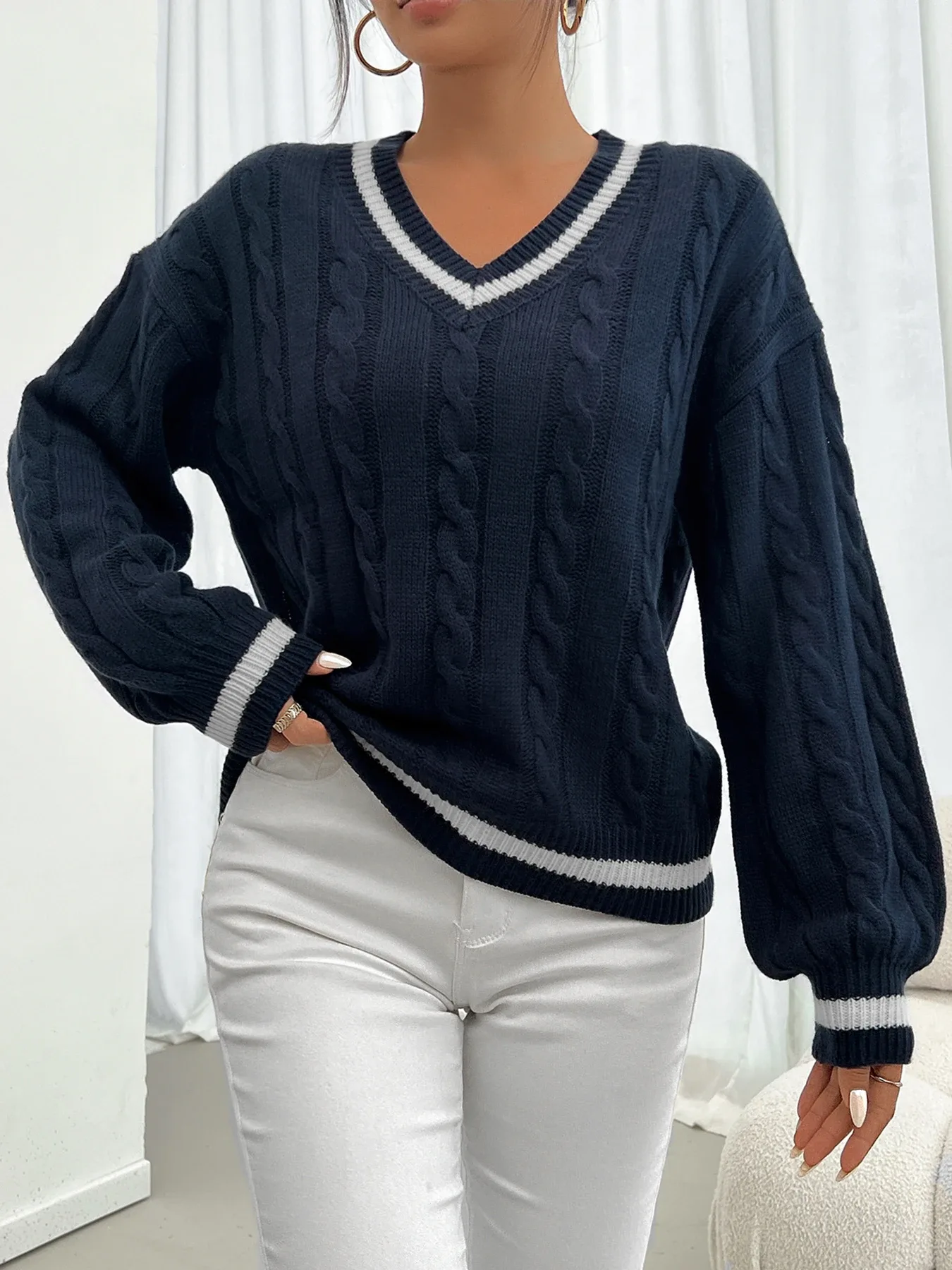 Flower Knit Sweater 4