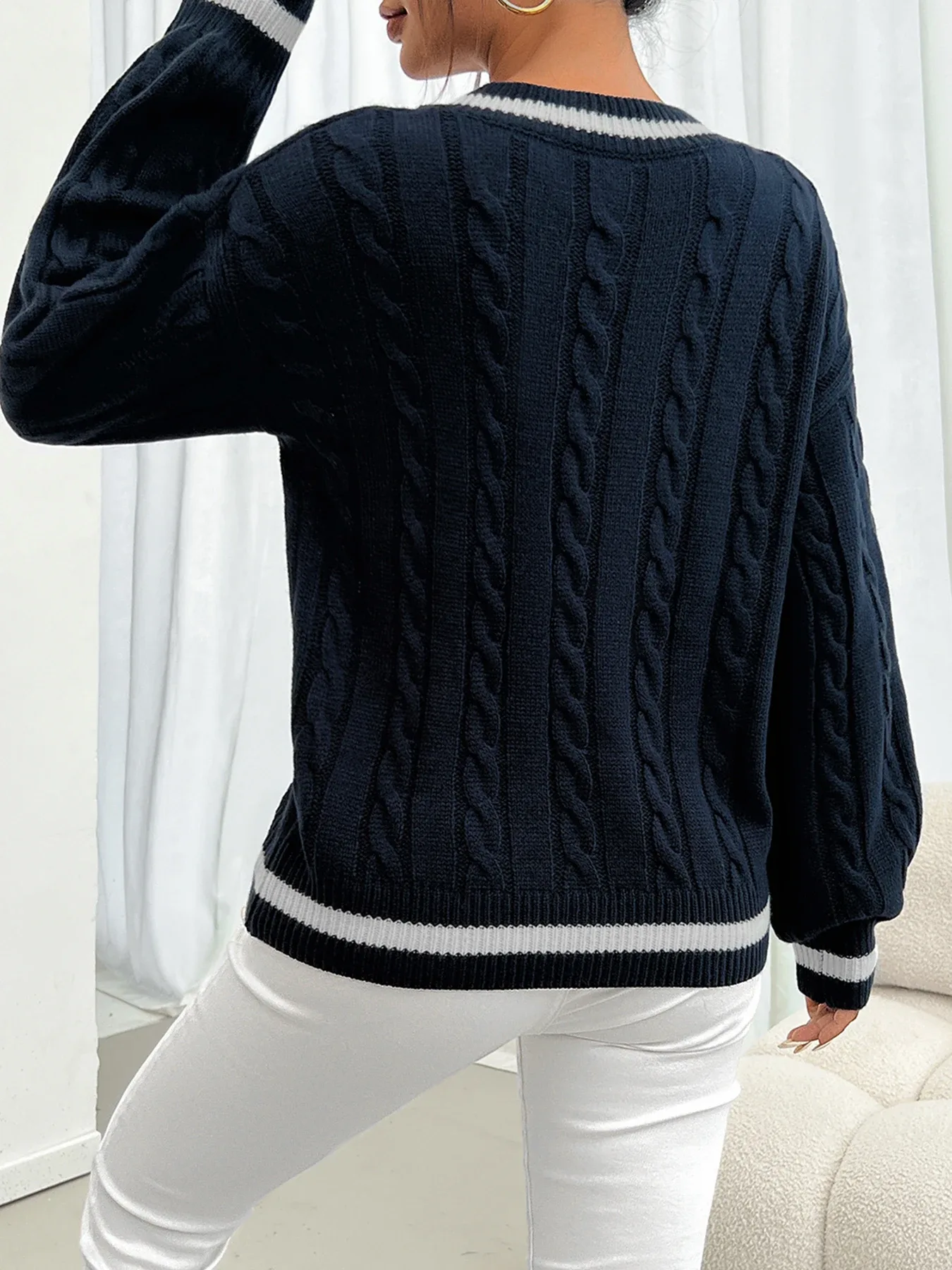 Flower Knit Sweater 5