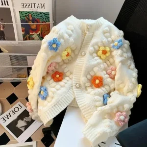 Embroidered Flower Sweater 1