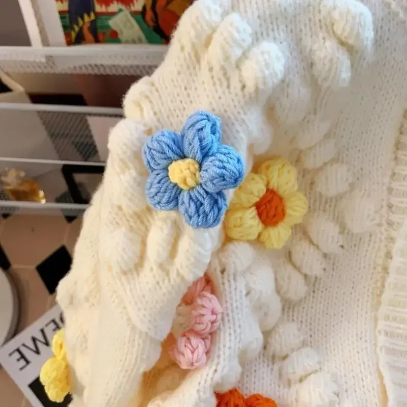 Embroidered Flower Sweater 3