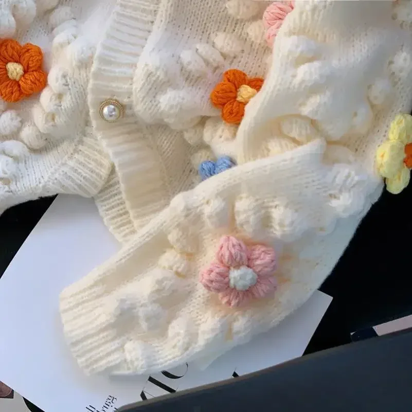 Embroidered Flower Sweater 4