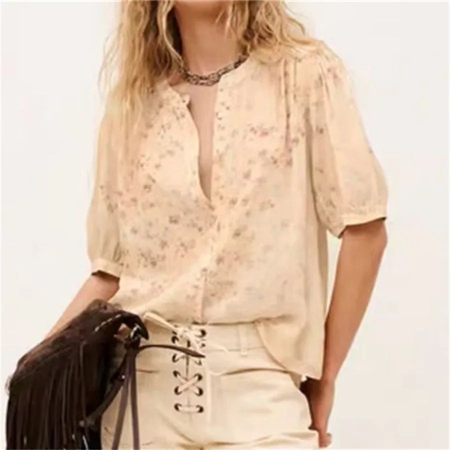 Florale Blusen Viskose 7