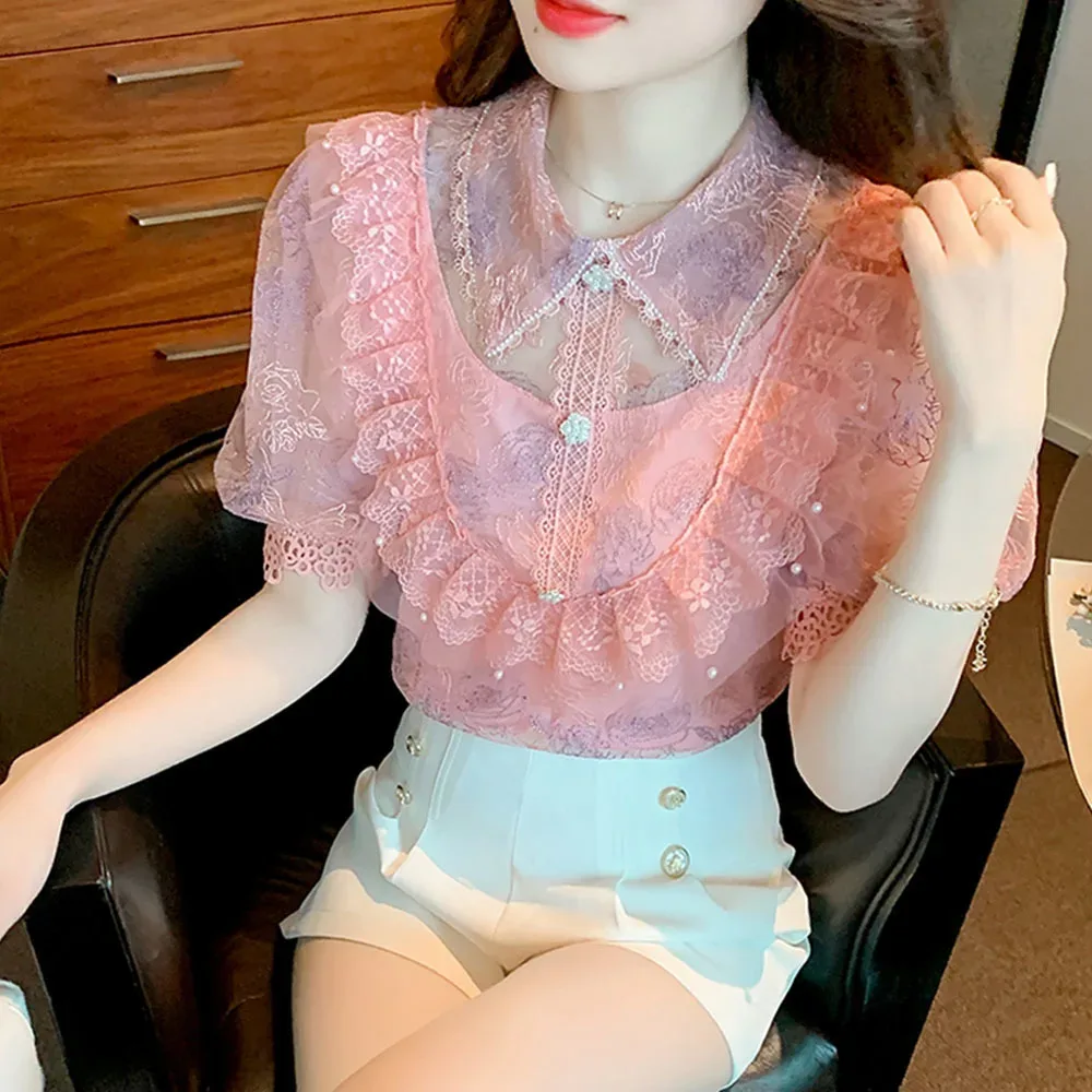 Bluse Mit Rose Marke 2