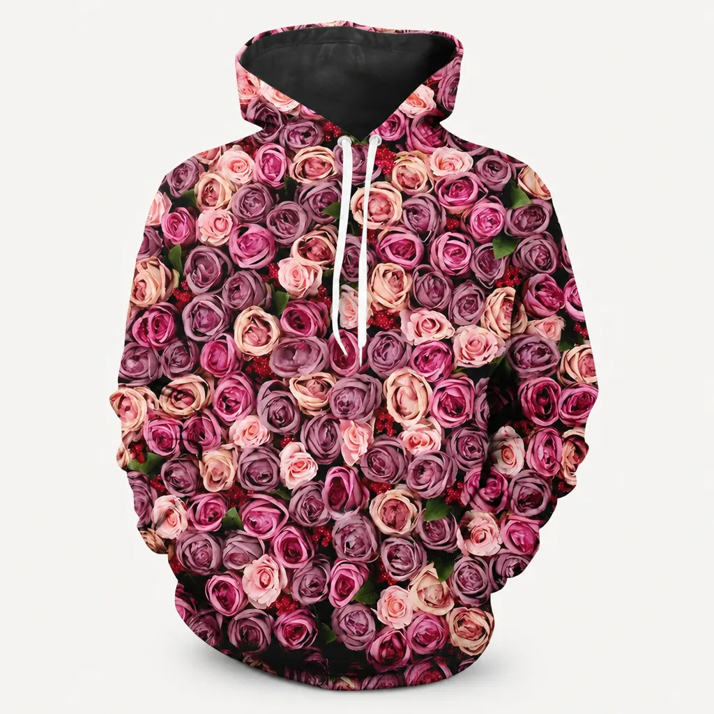 Flower Hoodie Mens 1