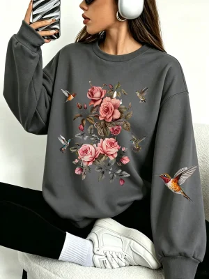 Rose Adventure Fleece Pullover 1