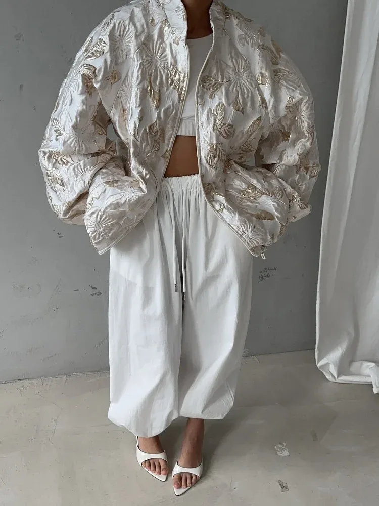 Floral Bomber Jacket Womens 2