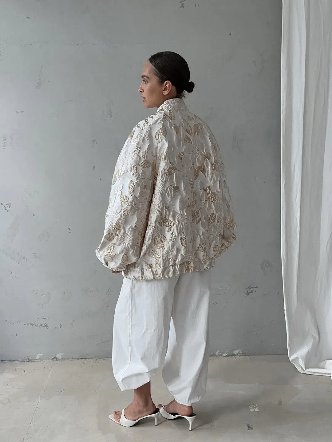 Floral Bomber Jacket Womens 4