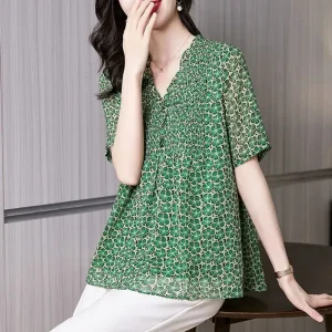 Floral Ruffle Blouse 1