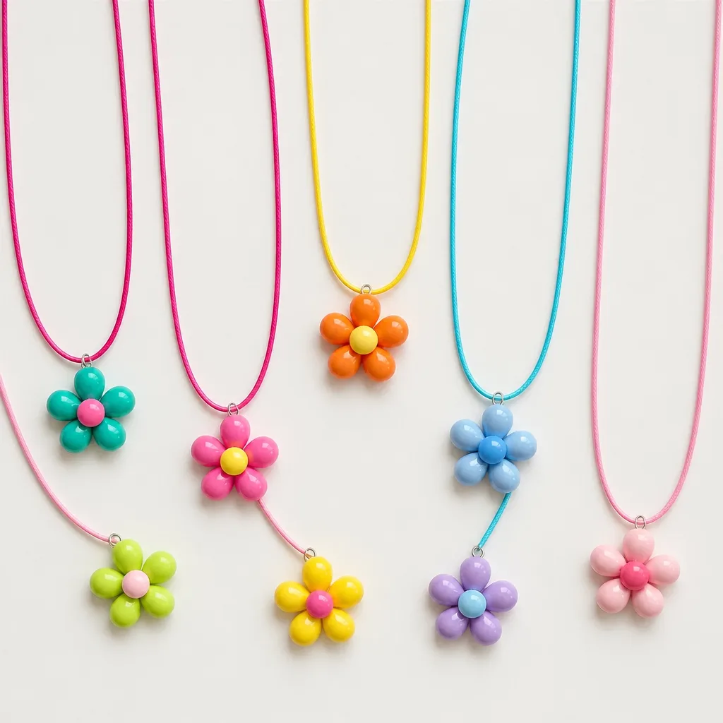 Bunte Blumenkette 1